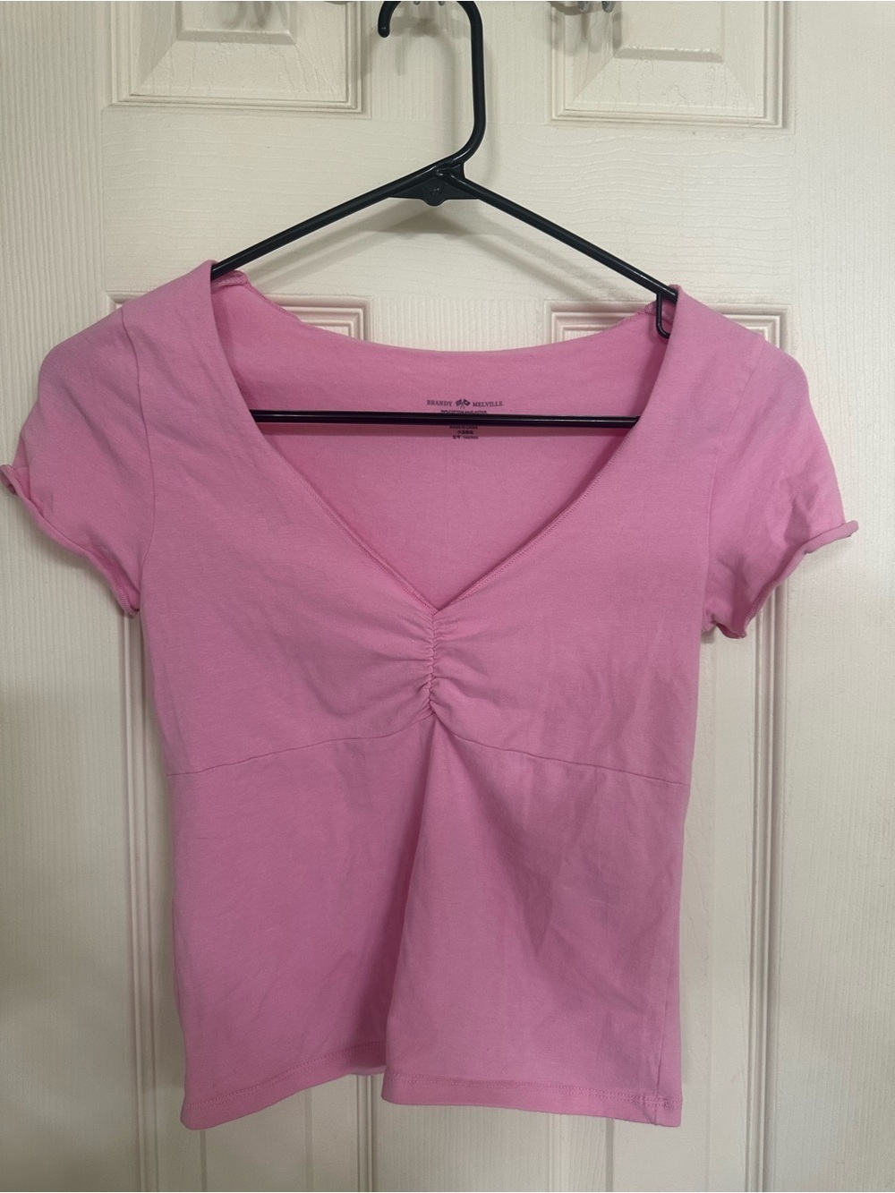Baby Pink Brandy Melville Tee